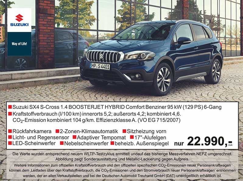Suzuki SX4 S-Cross 1.4 Boosterjet Hybrid